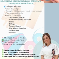 Aplicación de vendaje neuromuscular y Crosstape en etapa pediátrica DIFERIDO